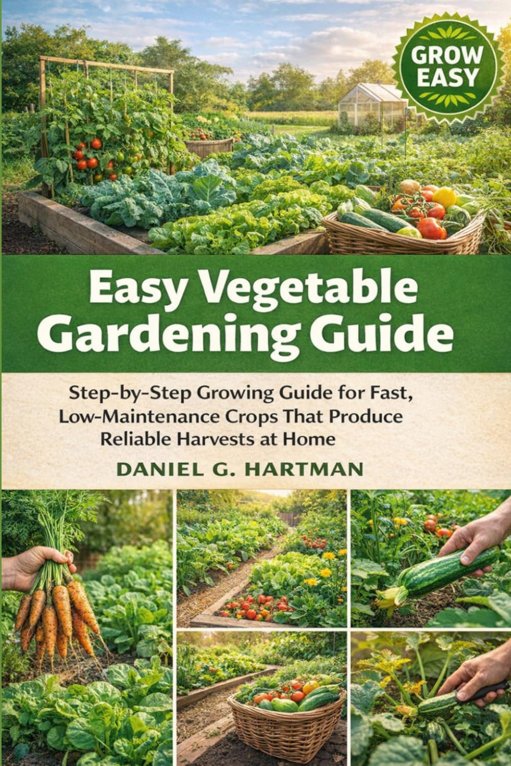 Easy Vegetable Gardening Guide: Step-by-Step Growing Guide for Fast, Low-Maintenance Crops That Produce Reliable Harvests at Home