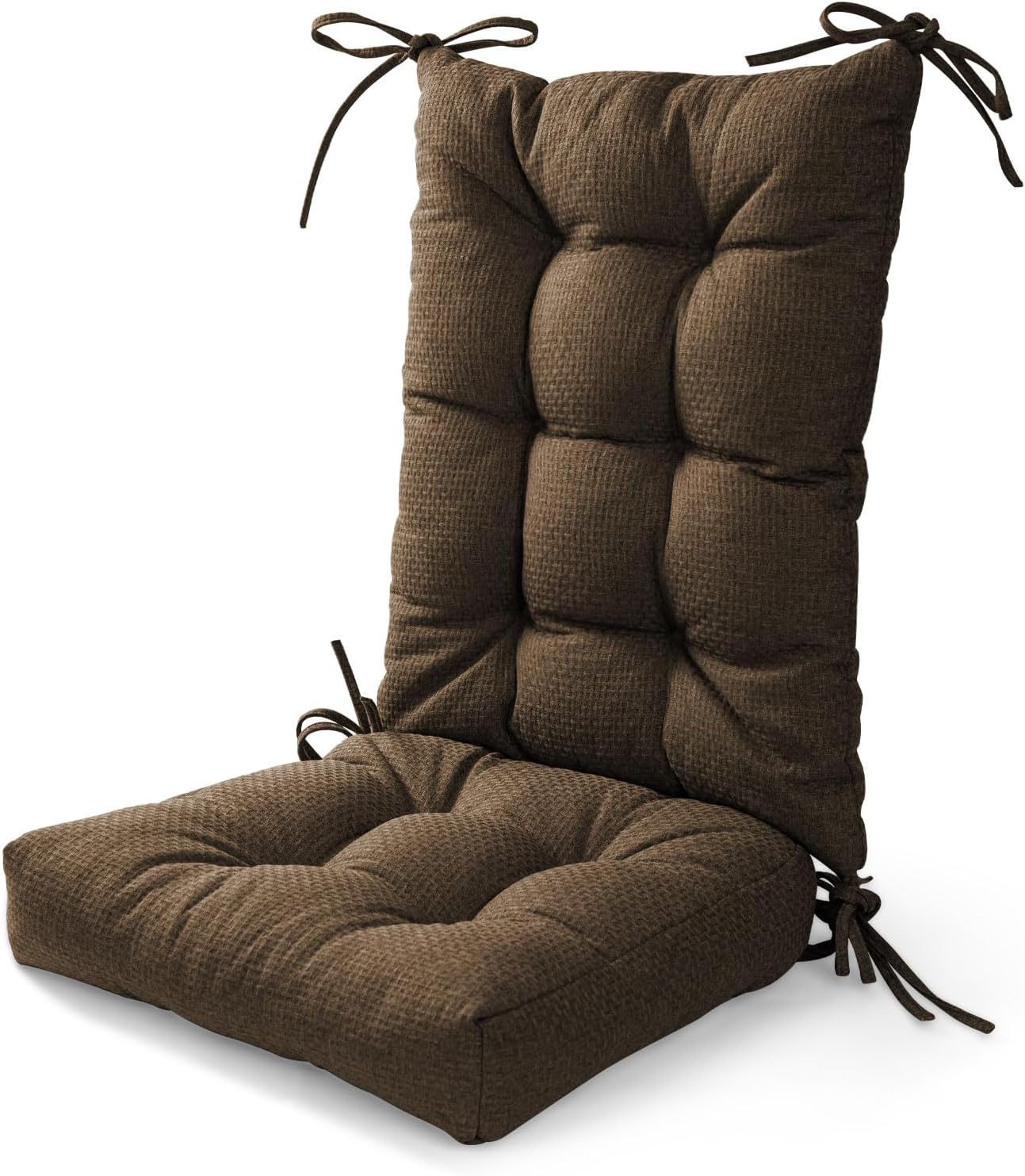 Rocking Chair Cushion, Non-Slip Comfortable Rocking Chair Cushions Indoor Tufted Seat and Back Cushion Set for Balcony Nursery Patio