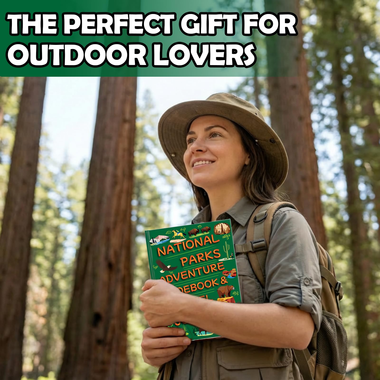 National Parks Bucket List Guía de aventuras y diario – mapa del parque nacional, planificador de viajes, libro de sellos de pasaporte y álbum de recortes para los amantes de los parques de Estados