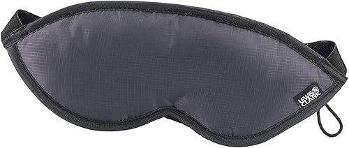 Máscaras para confort ocular Lewis N. Clark con correas ajustables, bloquea toda la luz, Gris), 505GRY