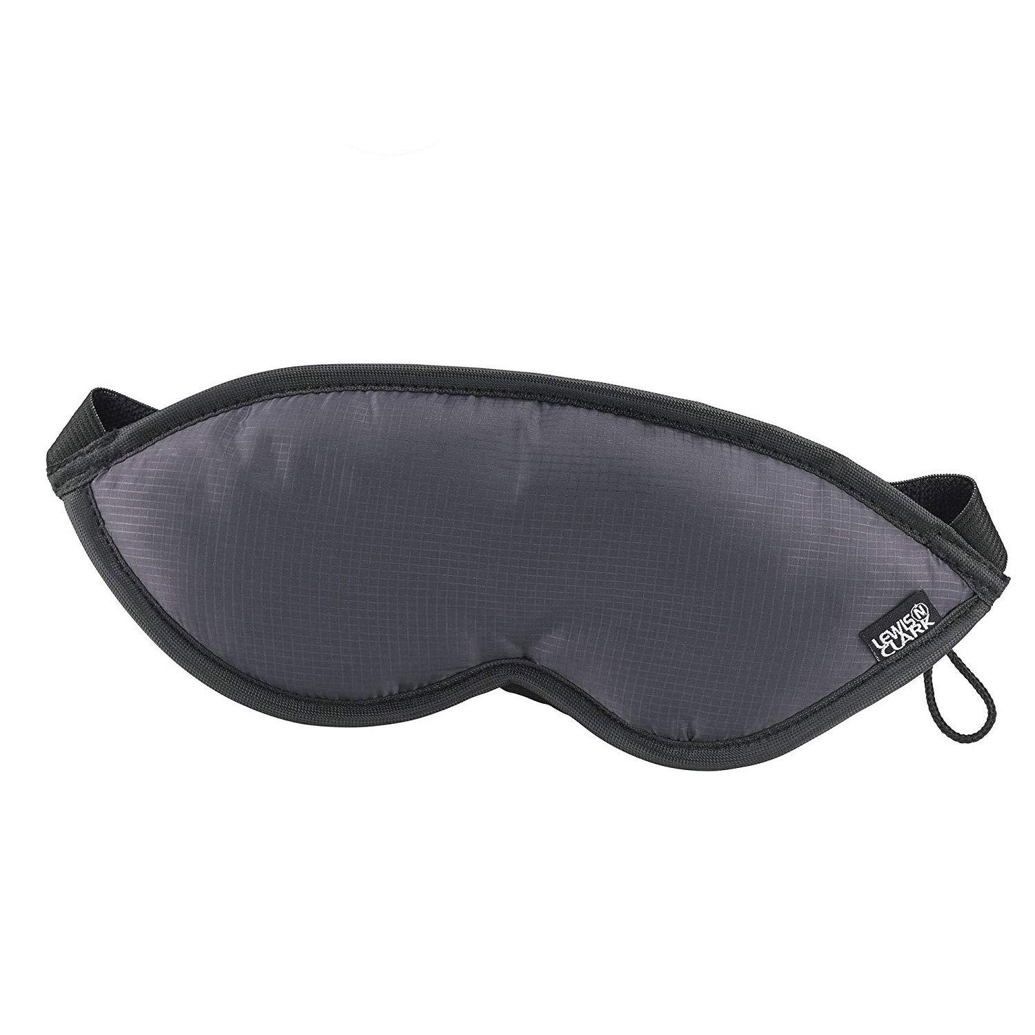 Lewis N Clark Comfort Eye Mask Sleep Aid to Block Light for Travel Airplane Hotel Airport Insomnia Headache