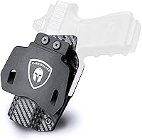 Vista 11 de WARRIORLAND Funda OWB Kydex con corte óptico, ajuste seleccionado para Glock 17/19/19X/43/43X MOS, sin riel 1911, Hellcat/Hellcat Pro, Taurus