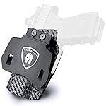 WARRIORLAND OWB Carbon Fiber Kydex Holster Fit: Taurus G2C / G3C / G3C Toro / G3 / Millennium PT111 G2 / PT140 Pistol, Optic Ready, Outside Waistband 1.5\'\'/1.75\'\' Paddle Holster, Adj., Right