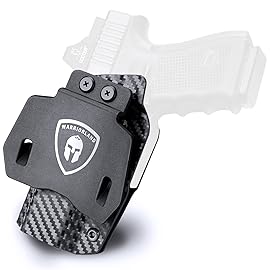WARRIORLAND OWB Carbon Fiber Kydex Holster Fit: Taurus G2C / G3C / G3C Toro / G3 / Millennium PT111 G2 / PT140 Pistol, Optic Ready, Outside Waistband 1.5\'\'/1.75\'\' Paddle Holster, Adj., Right