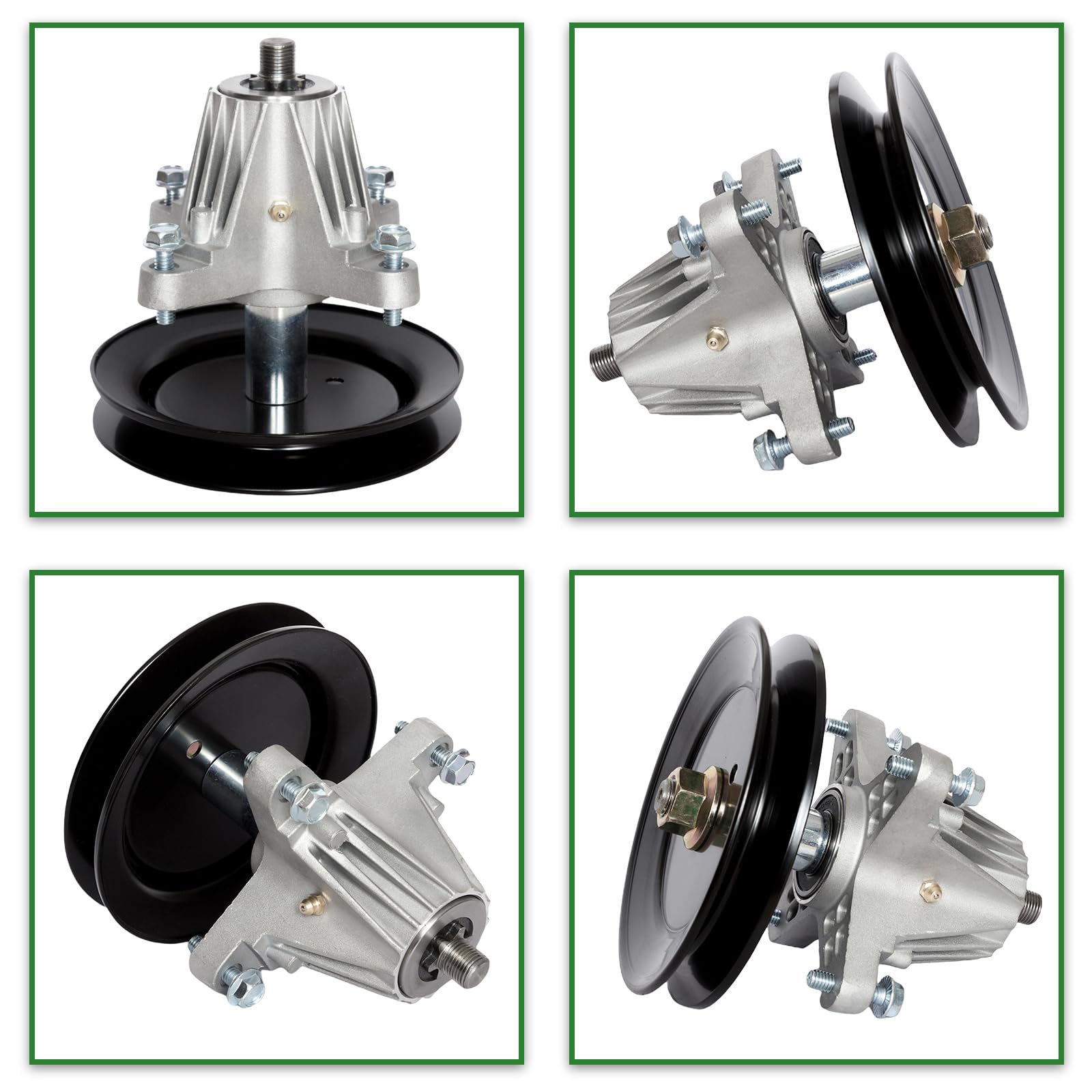 Kit de reconstrucción de cubierta para cortacésped de 42 pulgadas para MTD Cub Ca det incluye 2 husillos 618-04822 618-04889 918-04950, 2 cuchillas 742-04312 742-04308, 2 tensores 756-04112 29