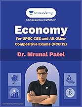 Economy for UPSC Civil Services Examination and All Other Competitive Exams (PCB 12) by Dr. Mrunal Patel | English | 1st E