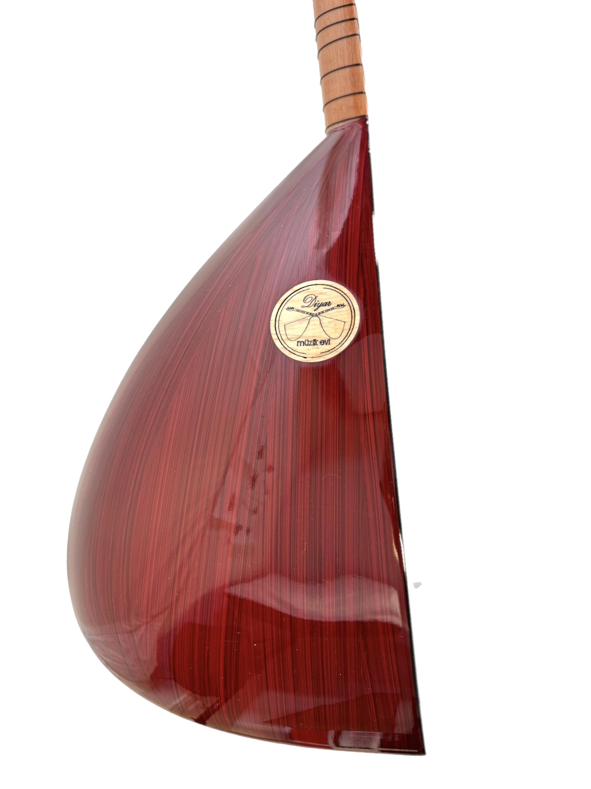 Uzun Sap Komposit Tekne Baglama Saz, Noktali klavye | Langhals Baglama Saz Kunststoff, Klaviatur mit Punkten