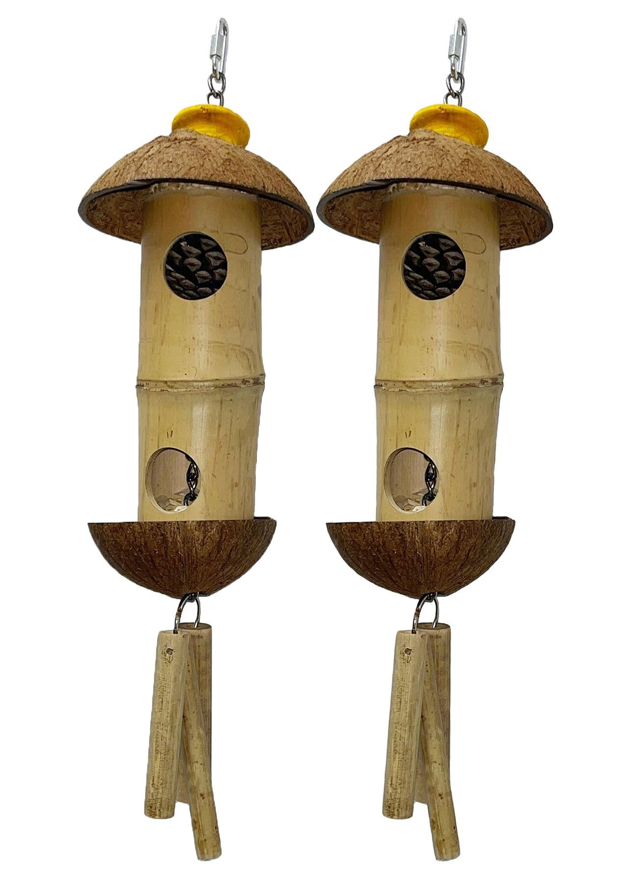 Jouet en bois noix de coco oiseau naturel AB Tools de qualité premium
