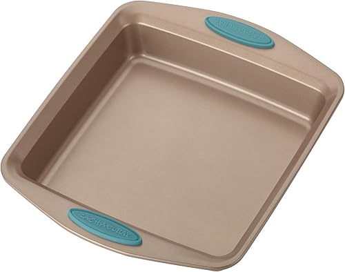 Miniatura 2 de Rachael Ray Cucina Nonstick Baking Pan / Nonstick Cake Pan, Square - 9 Inch, Brown