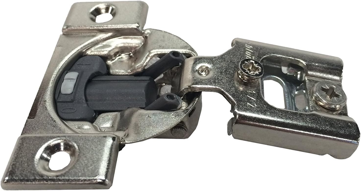 38N355BE08x10S Compact Soft-Close 1/2'' Overlay Blumotion Hinge, Nickel Finish (Pack of 10)