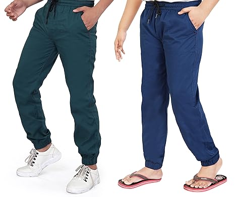 UNO Boys Regular Fit Joggers (Pack of 2)