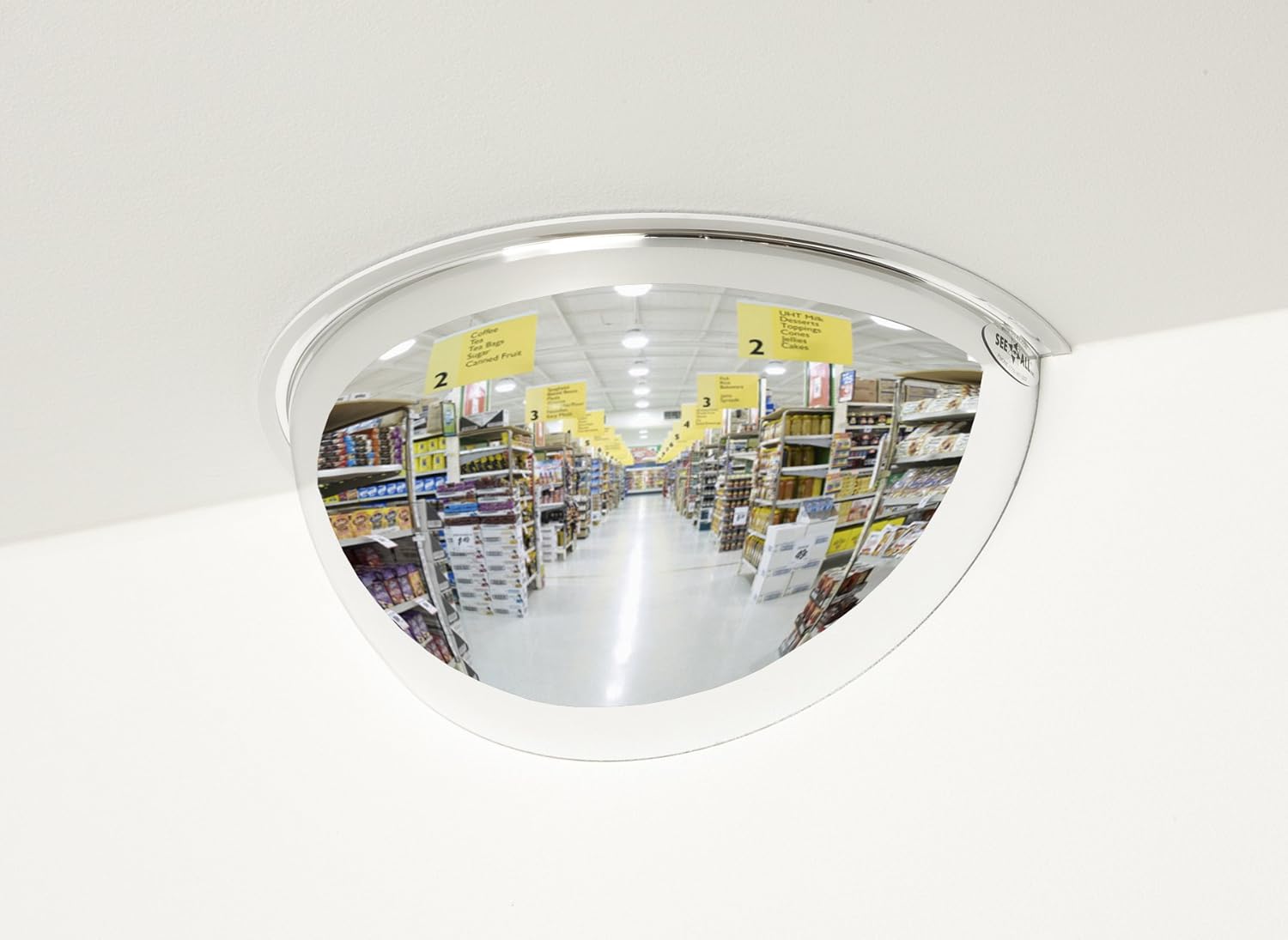 Brand SeeAll See All TPV26180 Half-Dome Convex Security Mirror 26-Inch Dia, Mirror Set of 2