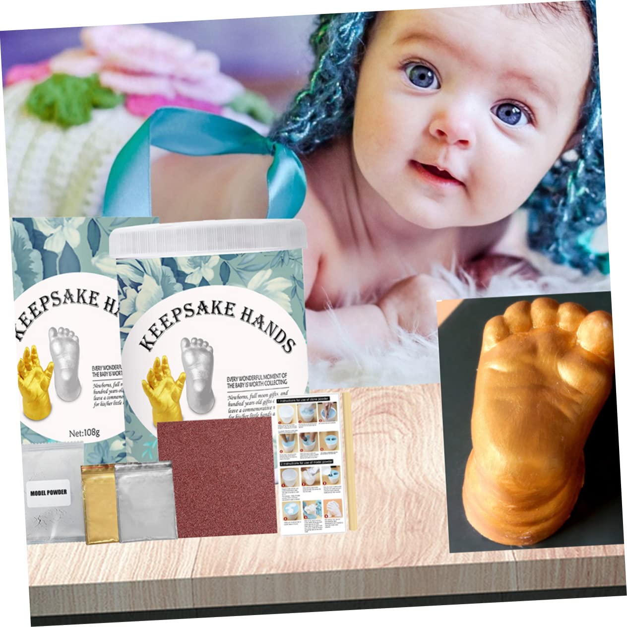 Amazon.co.jp: NOLITOY 1 セット 立体 ハンド モデリング ベビー  