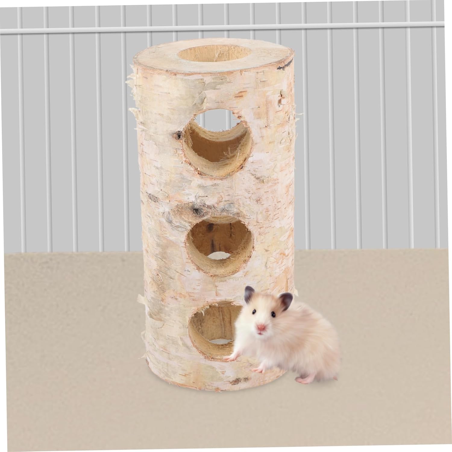 Hamster Tube Hideout Chamber Tunnel Toy for Hamsters Rats Guinea Pigs Lightweight Portable Chew Toy for Cage Space