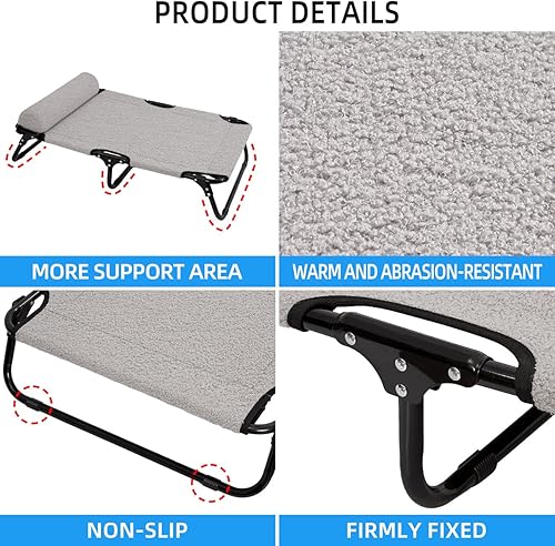 Miniatura 5 de ABE Cama elevada para perros  Cuna elevada extragrande para exteriores, cama fresca para perros fuera del suelo