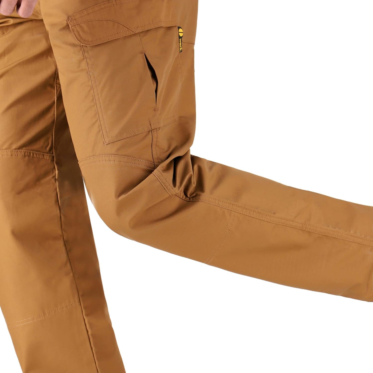 WHITEDUCK Men's Tactical Pants Ripstop Stretch Water Resistant with 13 Pockets Cargo Work Pants- Military Hiking Outdoor…