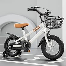 WLWLEO Kids Bikes for Boys and Girls 2-11 Years Old, Kids Bike Training Wheel/Front & Rear Brake/Basket Included, 12" 14" 16" Wheels, Toddler Training Bike