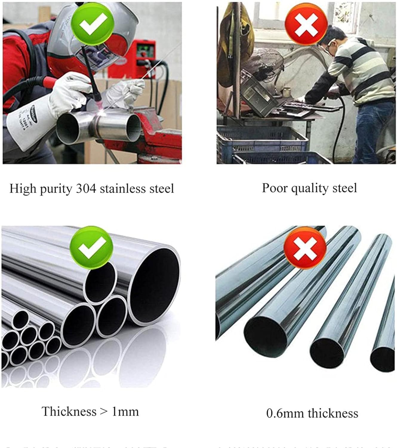 Pool Hand Rail 31.5" x 31.5" Swimming Pool Handrail 304 Stainless Steel Easy Mount Hand Grab Rail 250LBS Load Capacity, Pool Safety Handrails