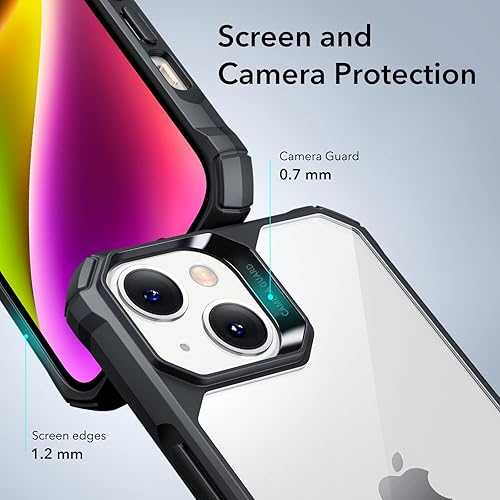Miniatura 4 de ESR Air Armor - Funda para iPhone 13iPhone 14, protección de grado militar, esquinas Air Guard a prueba de golpes, parte trasera de acrílico
