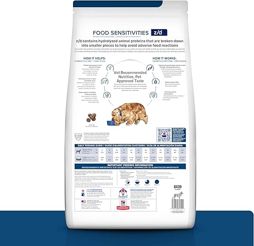 Miniatura 2 de Hill's Prescription Diet zd PielSensibilidades Alimento seco para perros, dieta veterinaria, bolsa de 17.6 libras