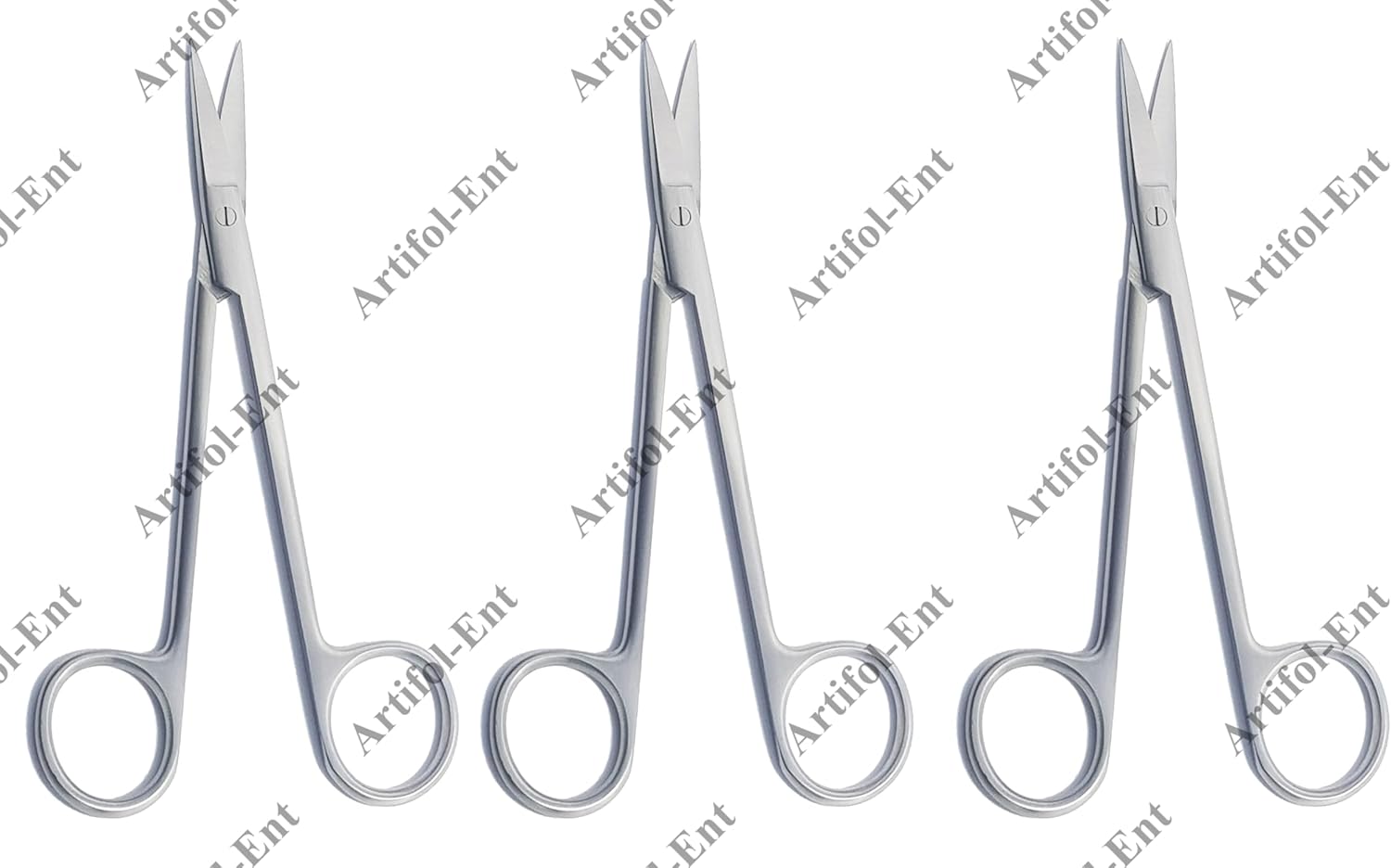 3 Piece Premium Sanvenero Scissors – Straight, 14cm | High-Precision Surgical Stainless Steel | Professional Instrument Set #113910221