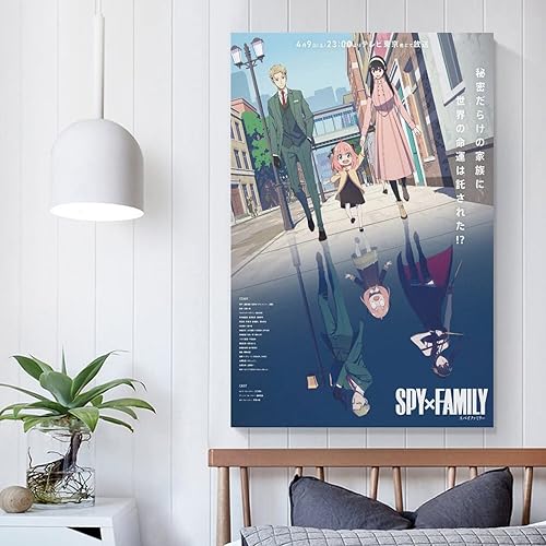 Miniatura 5 de LIUBO Spy X - Póster de anime de la familia, lienzo artístico para pared, 12 x 18 pulgadas (11.8 x 17.7 in)