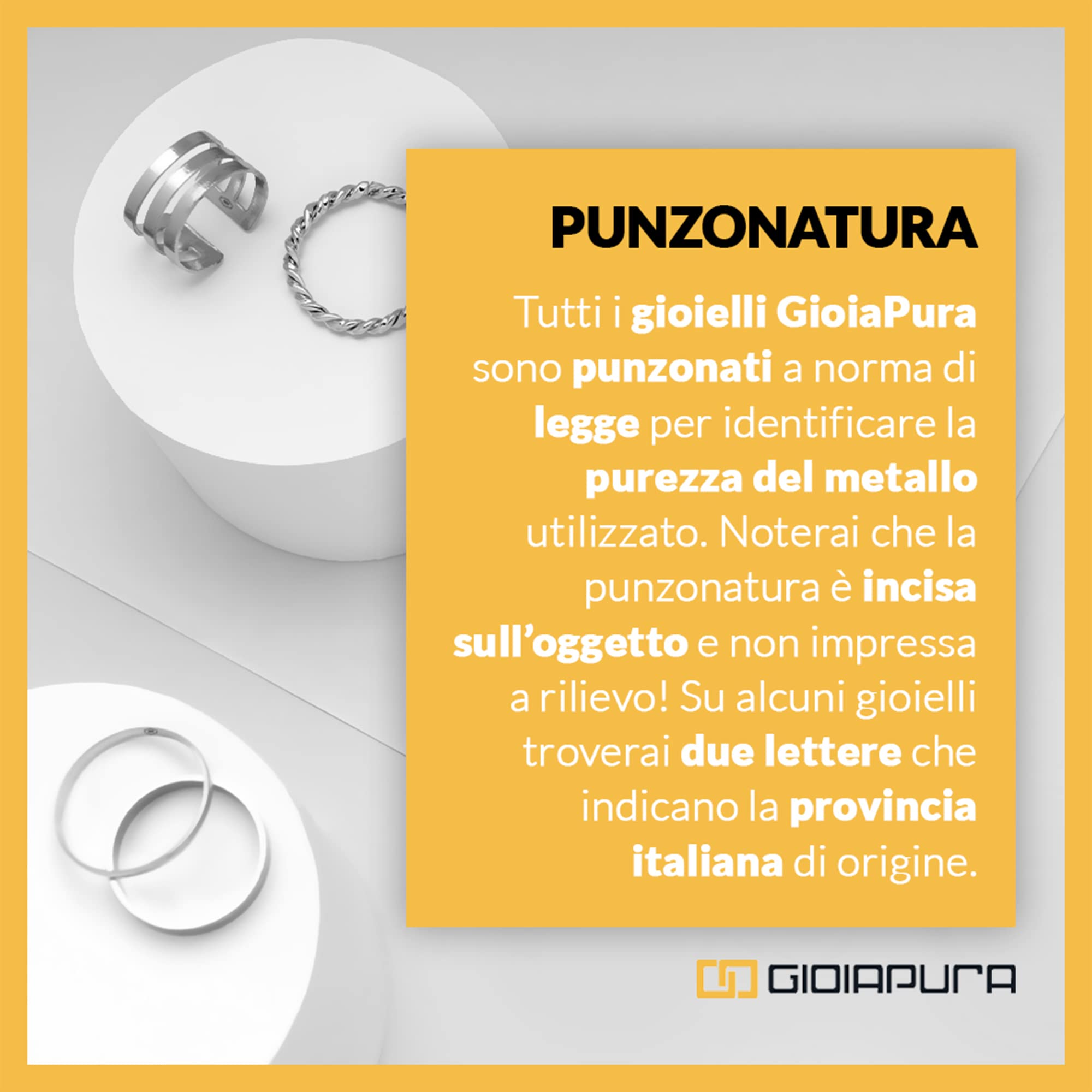 Orecchini A Cerchio donna GioiaPura Oro 750 in Oro -