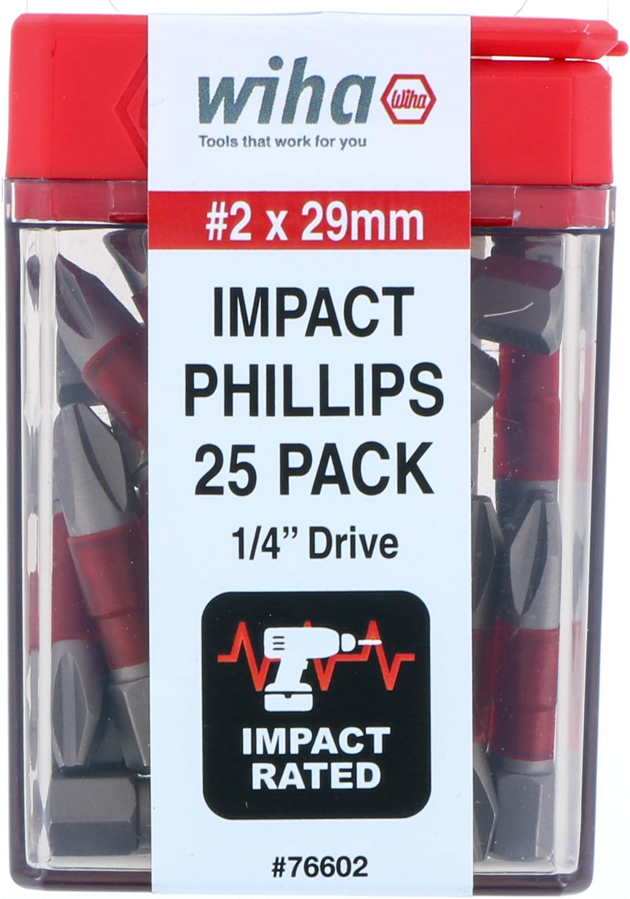 Terminator Impact Phillips Insert Bit Pack, 25 Piece