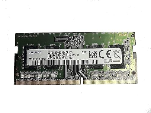 Samsung 4GB DDR4 3200MHz PC4-25600 1.2V 1R x 16 SODIMM Módulo de memoria RAM para portátil M471A5244CB0