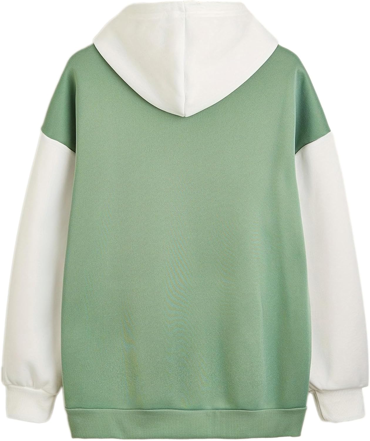 Hilinker Women's Cute Color Block Hoodie Casual Long sleeve Pullover Sweatshirt - Image 2