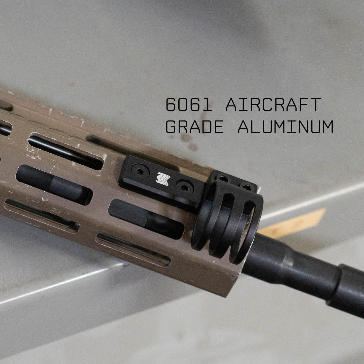 Monstrum Flashlight Ring Mount 1 inch Diameter | Compatible with M-LOK