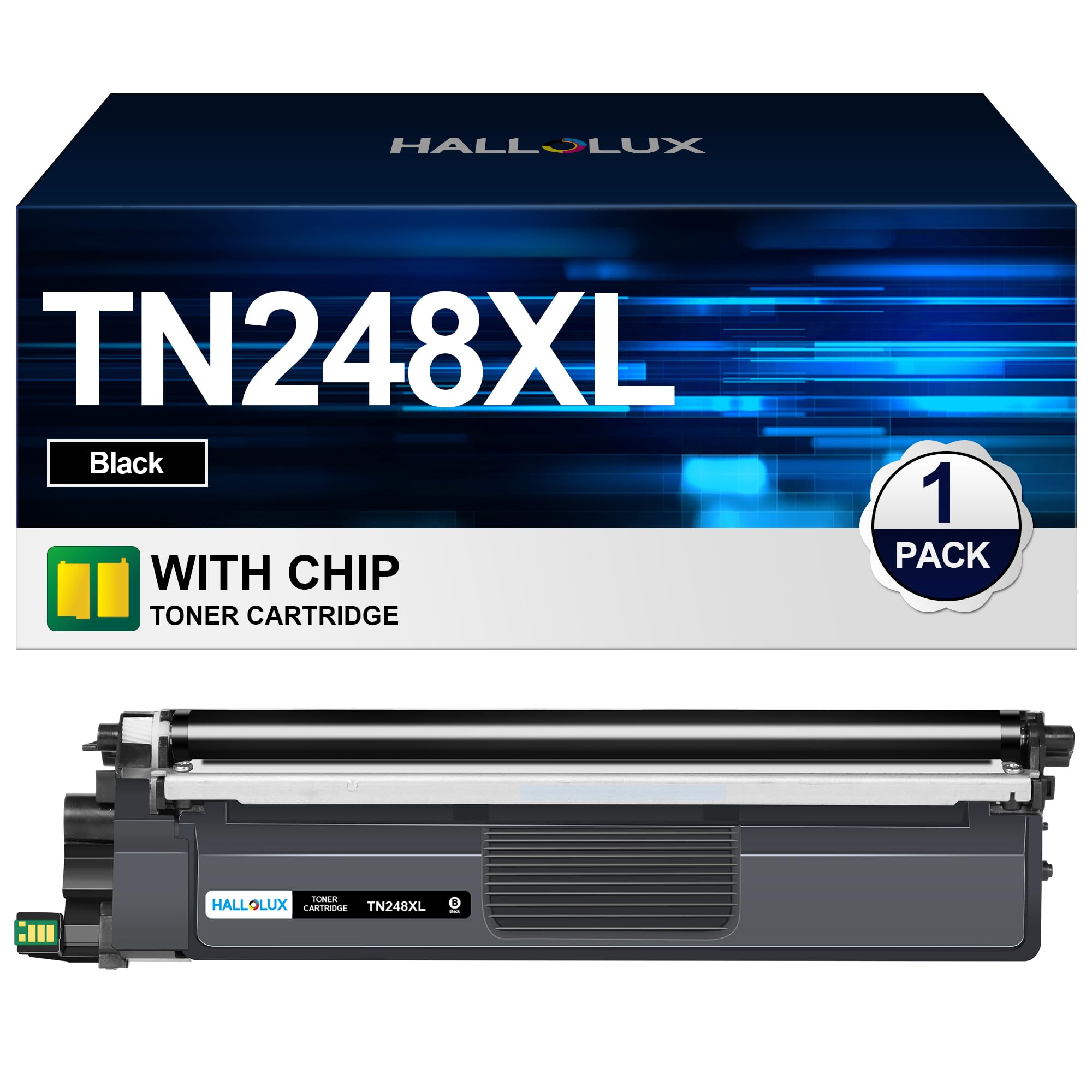 TN248XL Schwarz Kompatibel für Brother TN248 TN-248, 1 Schwarz | TN-248BK TN 248 TN-248XL Kompatibel für Brother MFC-L3760CDW Toner MFC-L3740CDW DCP-L3560CDW MFC-L3740CDWE HL-L3240CDW