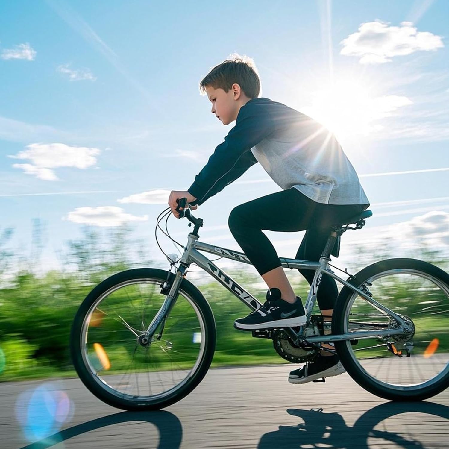 Blcculi 2 Pack 3/4 Youth Sports Leggings,Boys Compression Leggings,Quick Dry Base Layer Athletic Tights for Running,Football - Image 3