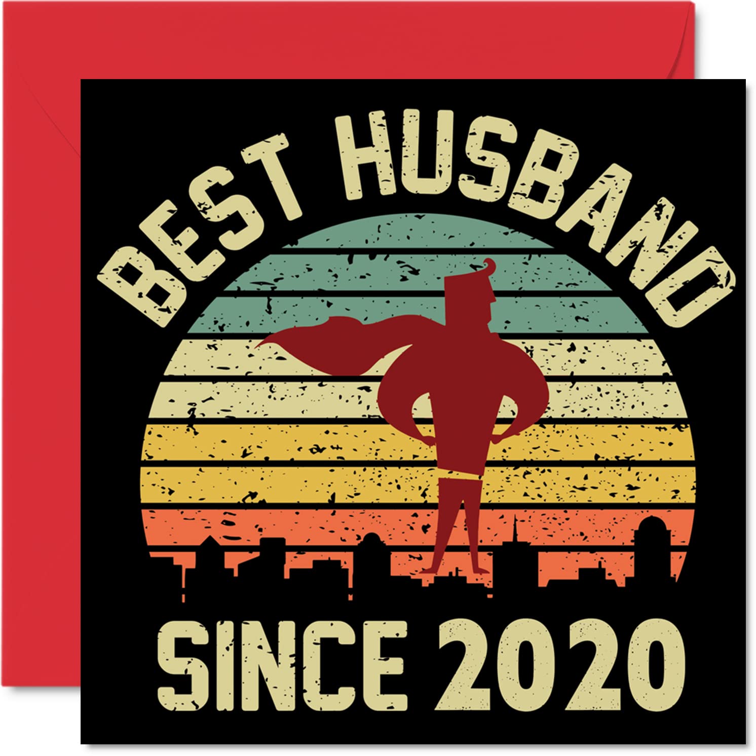 6th Anniversary Card for Husband from Wife, Best Husband Since 2020