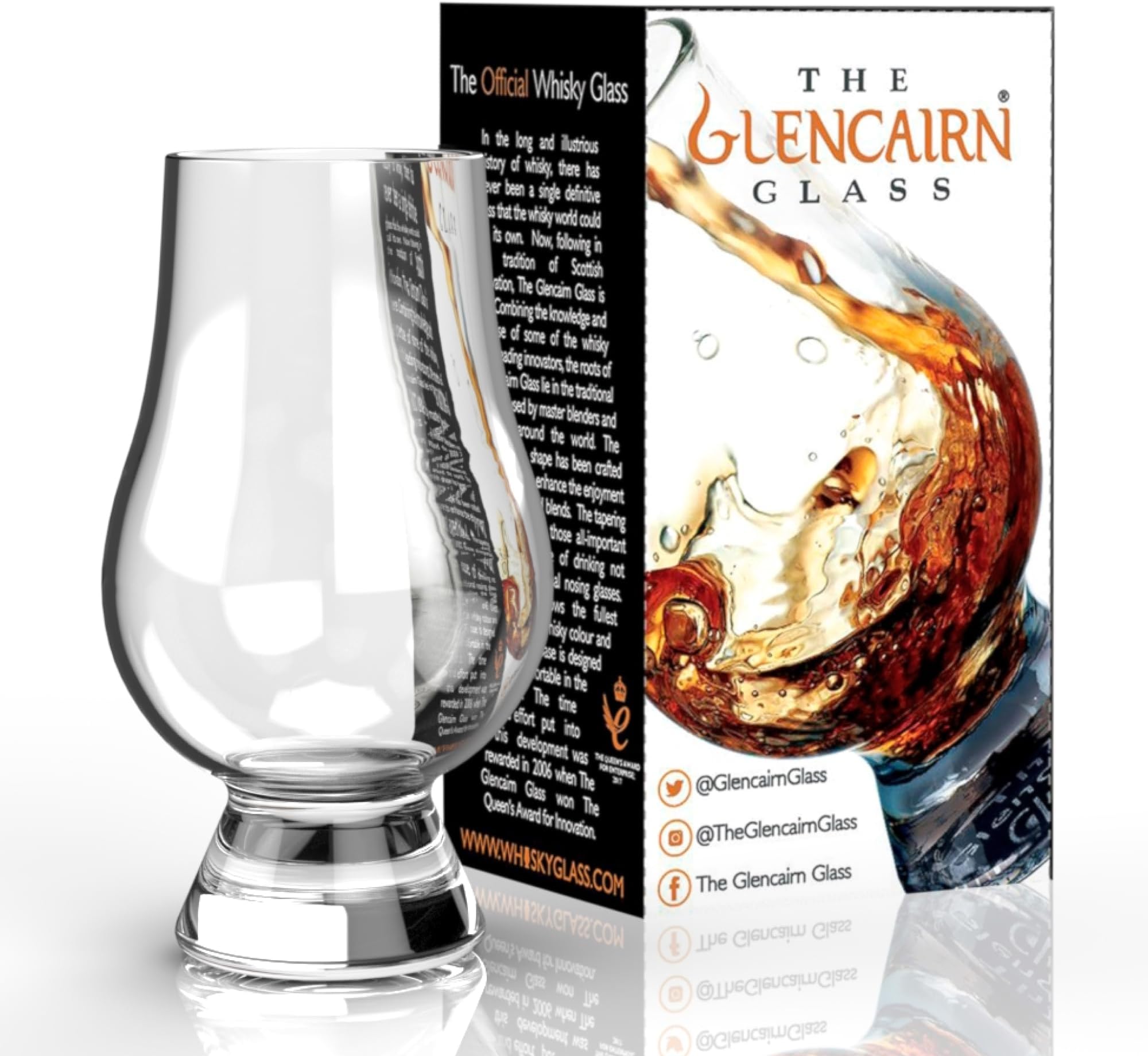 Glencairn Whisky Glass | Official Single Malt Tasting Glass | with Gift Box