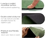 Large Round Yoga Mat 4.6'X3.5mm for Exercise Premium Extra Thick, Ultra Comfortable, Non Slip, Meditation Mat