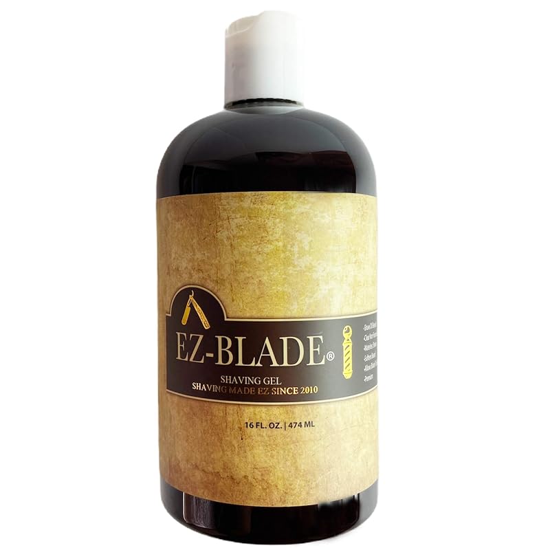 Gel de Barbear Transparente e Sem Espuma EZ BLADE, 473 mL