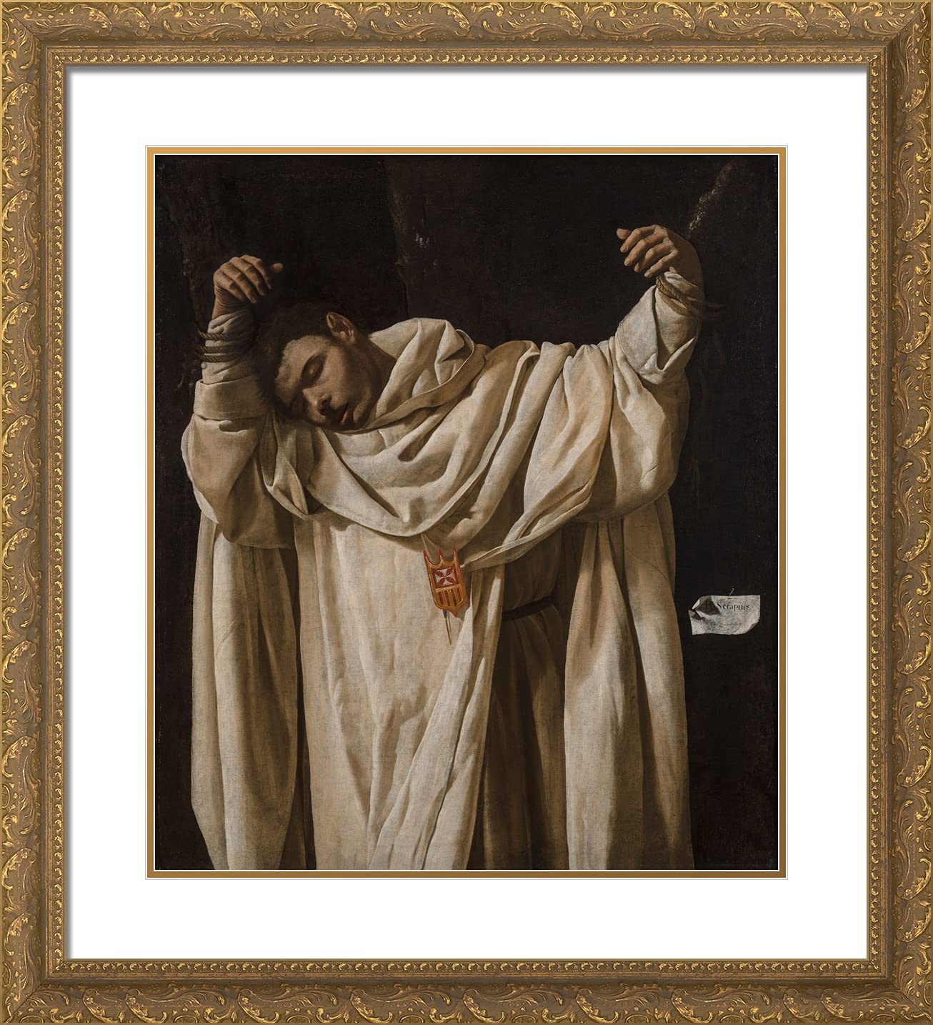Amazon.com: ArtDirect De Zurbaran, Francisco 20x22 Gold Ornate