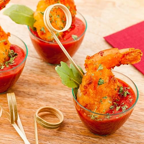 Miniatura 9 de Restaurantware Mini cuencos de degustación de 2 onzas, 100 cuencos de postre desechables, redondos, reciclables, mini cuencos de sopa de plástico