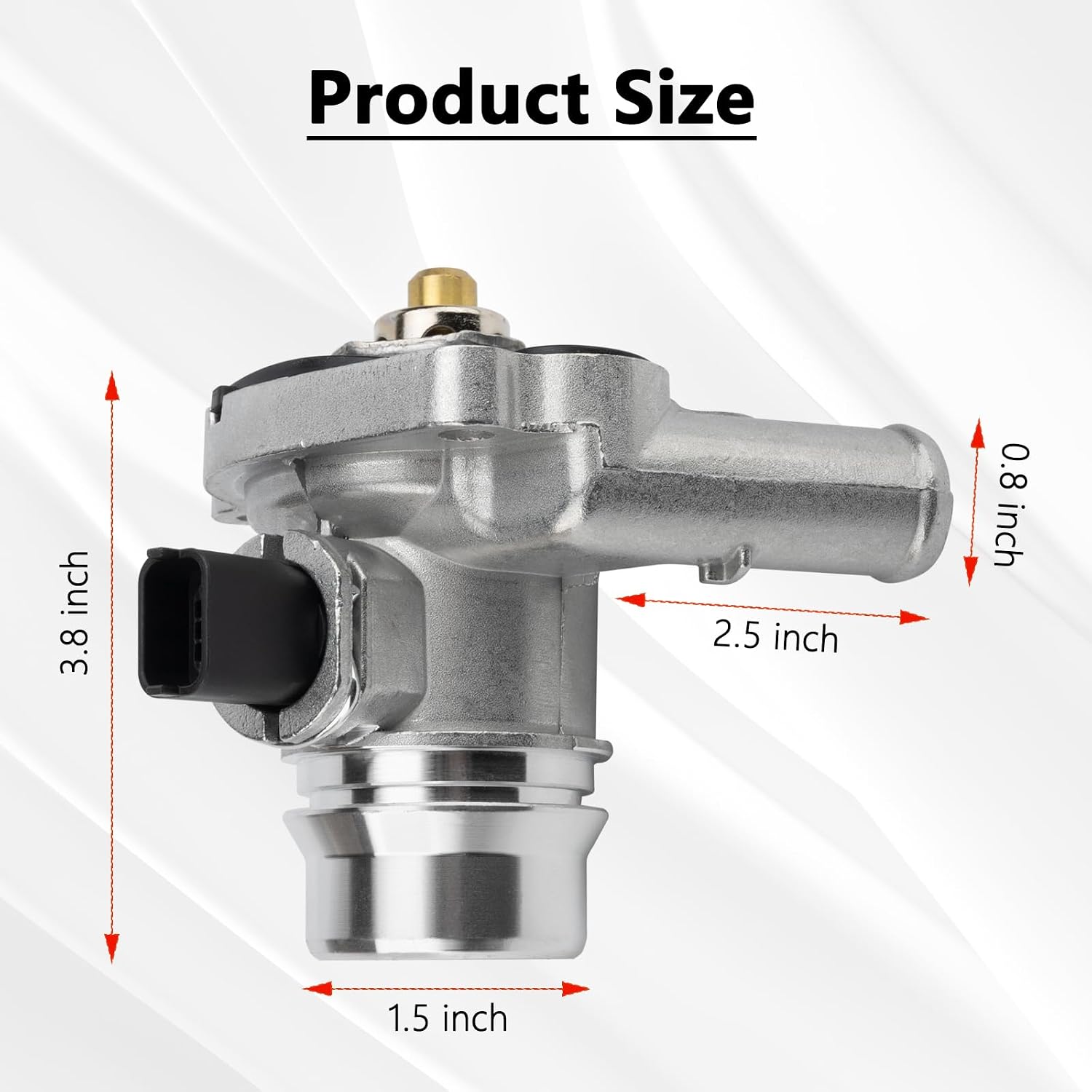 Aluminum Coolant Thermostat Housing Assembly Compatible with Chevy Cruze, Cruze Limited, Sonic, Trax, Replace 902-808 25200455 55565336 55579010 55593034