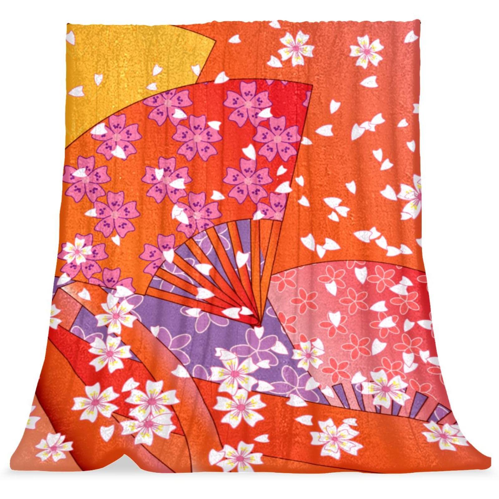 Couvre-lit TBOUOBT style japonais rose rétro doux et moelleux pour lit enfant