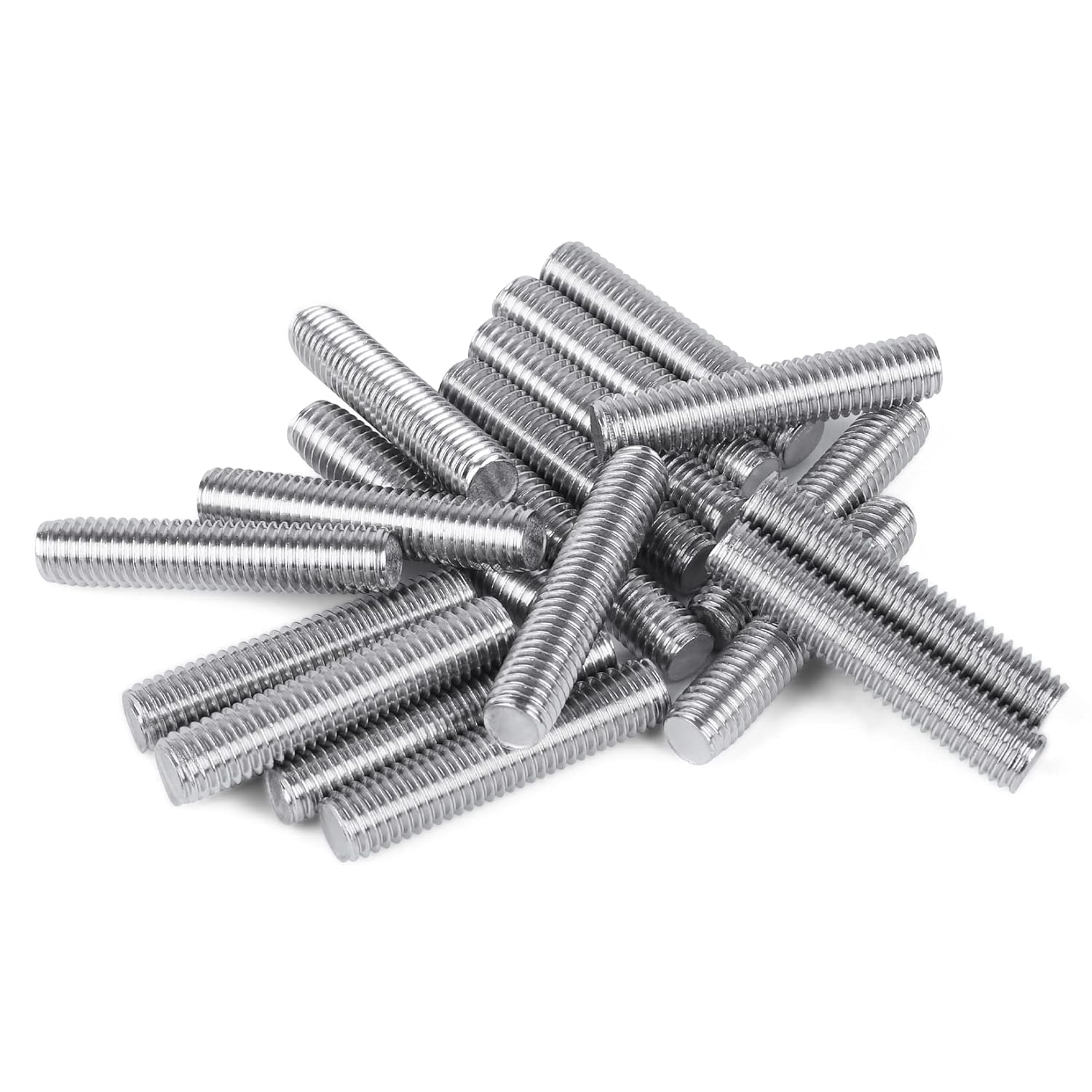 Niooliuk Pack of 20 ]M6 x 25 mm Length 304 Stainless Steel Fully