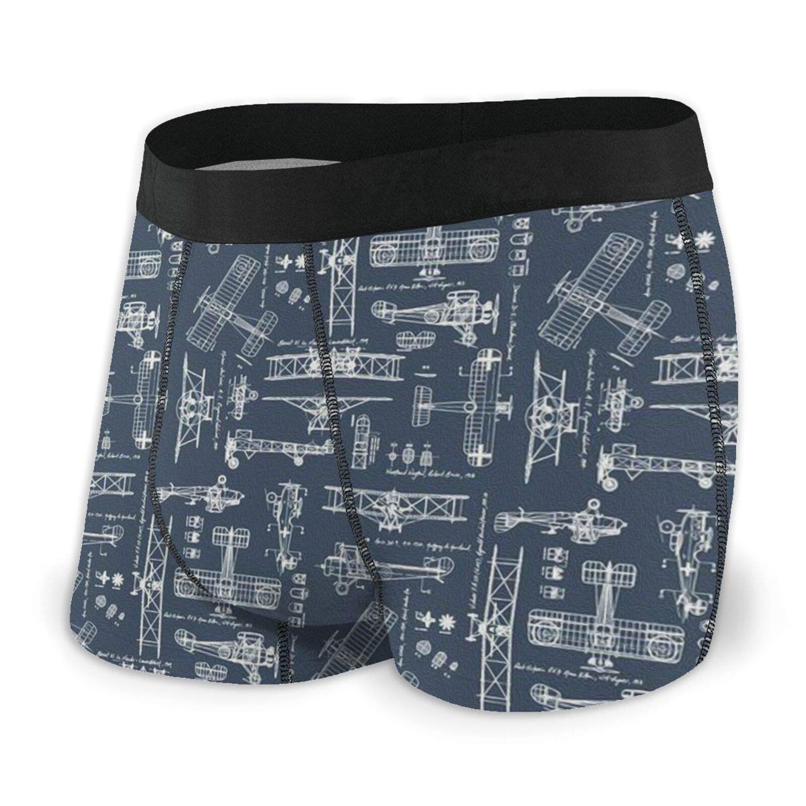 Old Plane Men's Short Leg Performance Boxer Brief Regular Fit Underwear