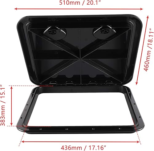 Miniatura 2 de YaeMarine Marine Boat Deck Access Hatch & Lid for Boat Marine Caravan RV