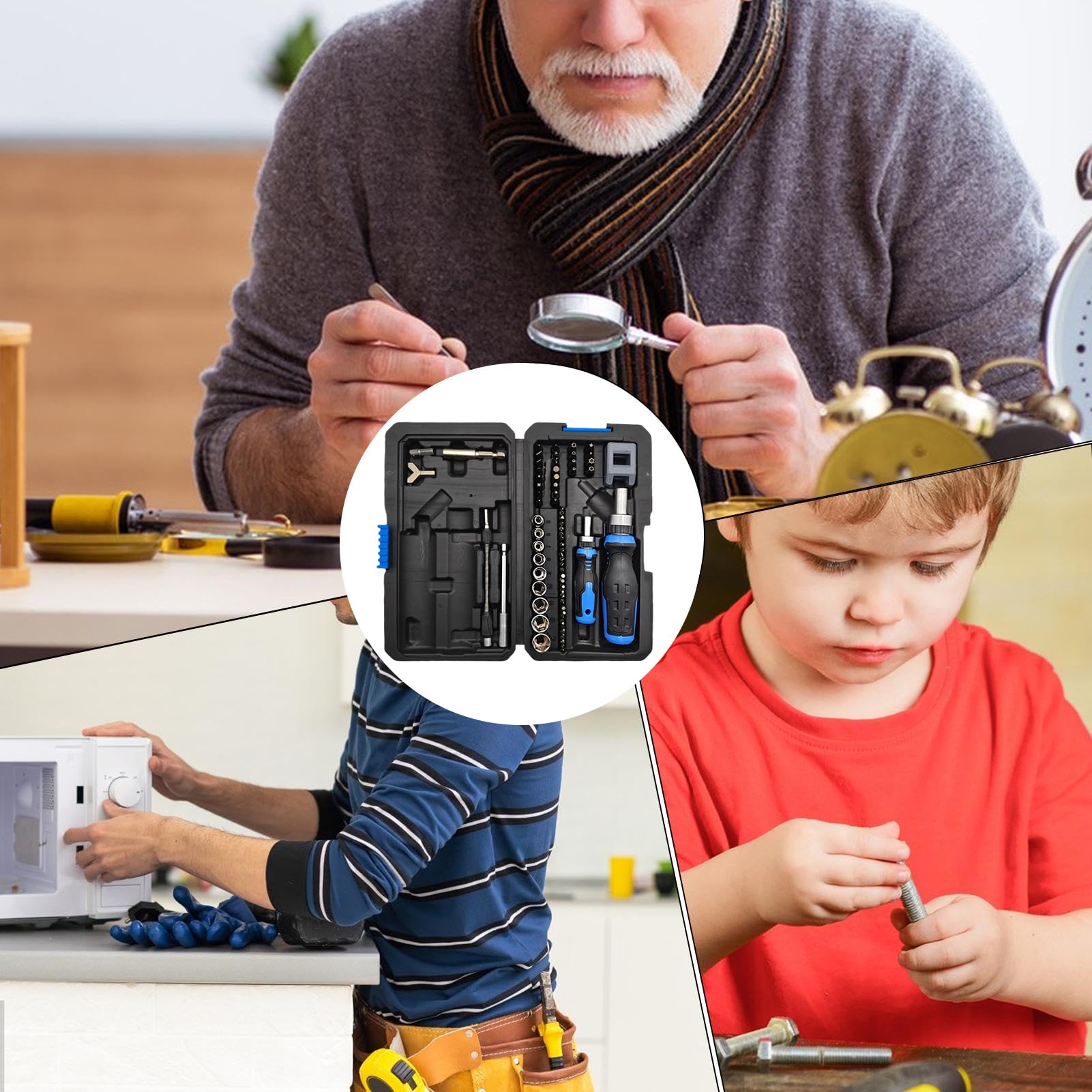 Zestaw ?rubokr?tów zapadkowych, zestaw ?rubokr?tów magnetycznych 69 w 1 | Precision Professional Driver Bit, maszyny przemys?owe, elektryczne, hydrauliczne, urz?dzenie, zestawy ? warsztatowych d