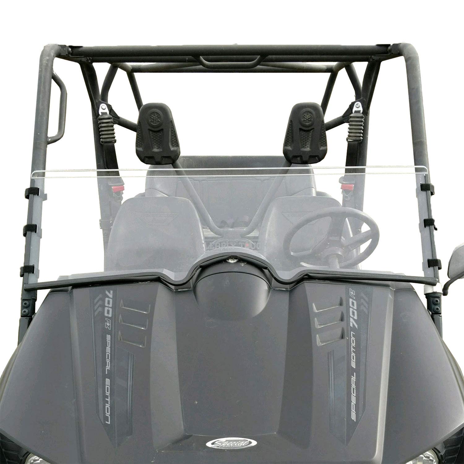 Clearly Tough Windshield for the Rhino - Half -SCRATCH RESISTANT- The Ultimate in Side By Side Versa