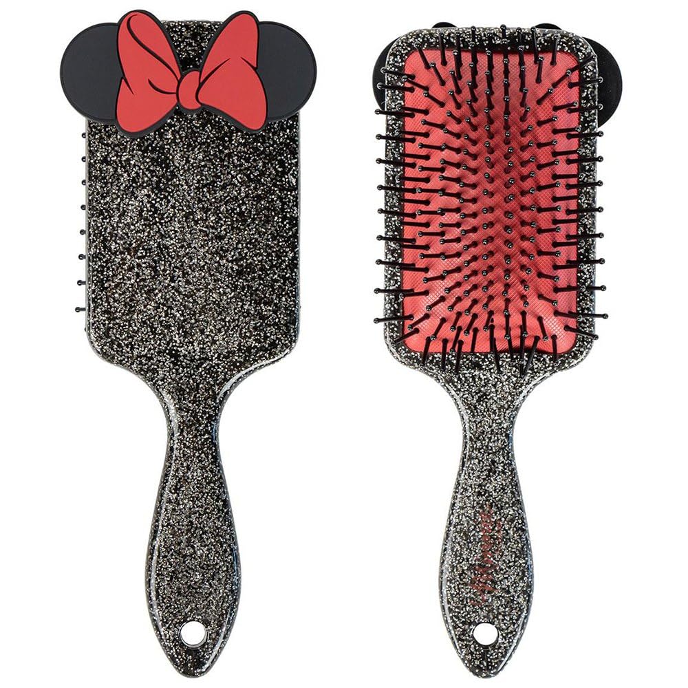 Red and Black Disney Style Portable Hair Brush Hb4b6173a70014f97aff57adc5a337  main image 2