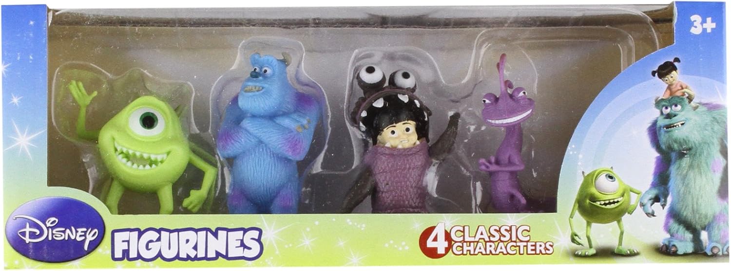 Beverly Hills Teddy Bear Company Monsters Inc. Toy Figure, 4-Pack
