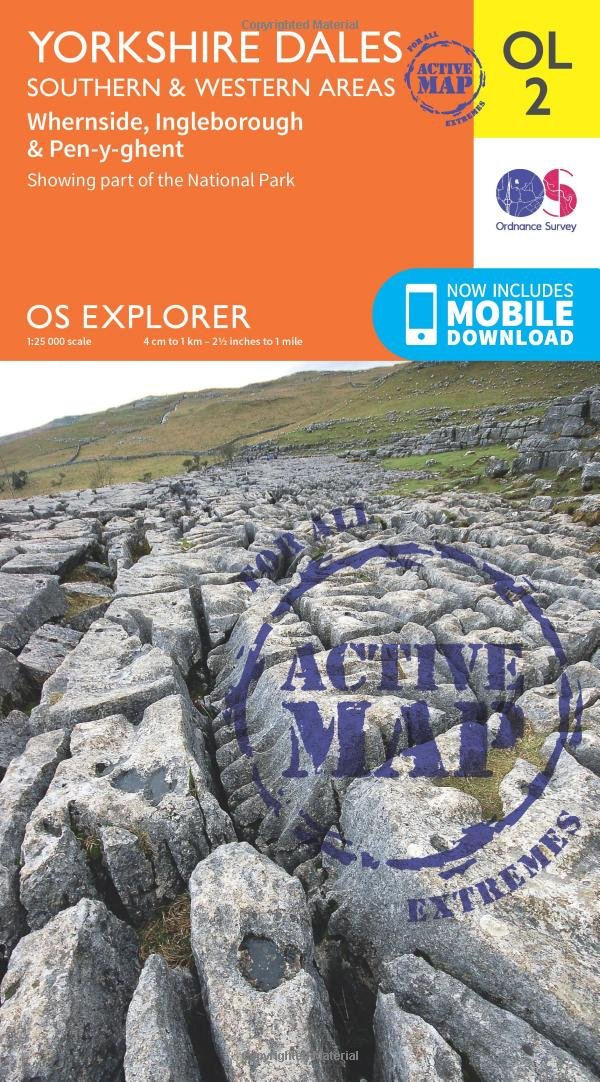 Yorkshire Dales South & Western: OL02 (OS Explorer Active Map)