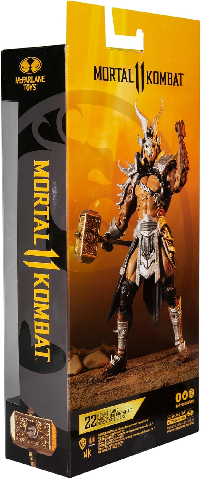 Figura de acción Shao Kahn Mortal Kombat 7 pulgadas miniatura 11